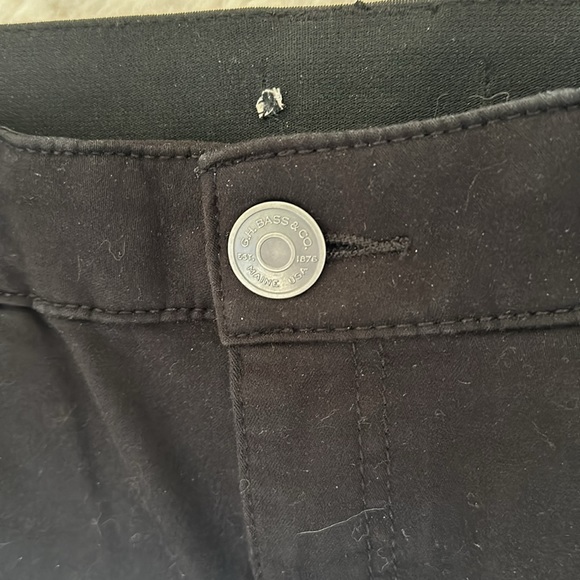 GH Bass and Company super stretchy, black high-rise,ankle length jeans - Picture 2 of 4